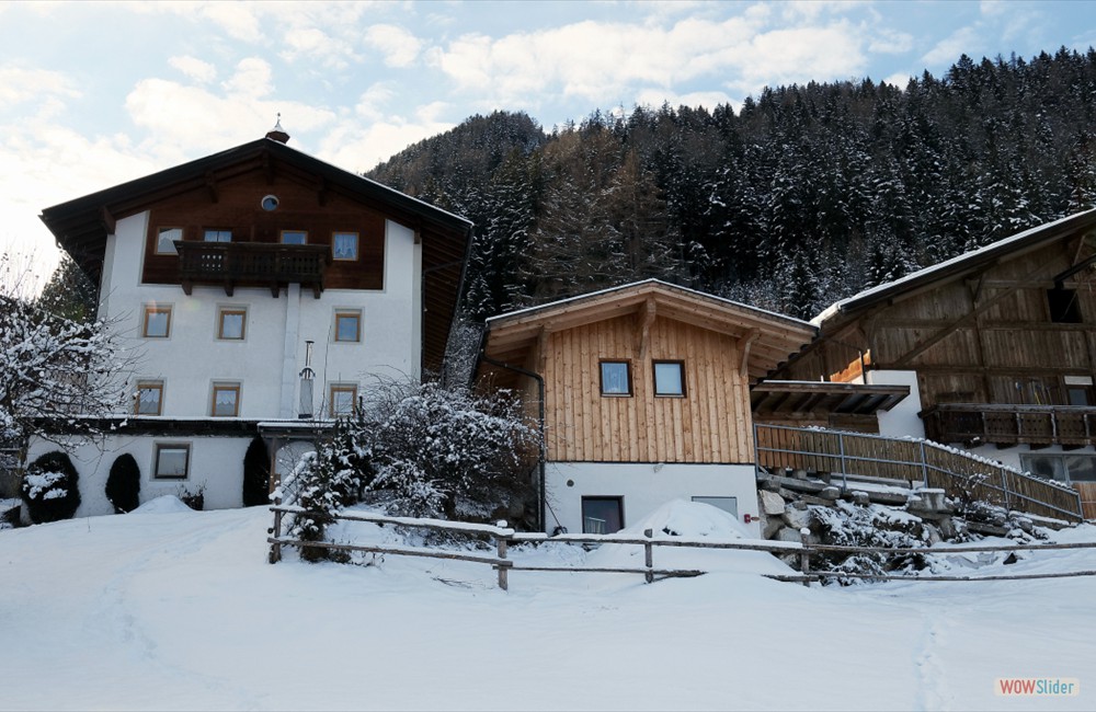 La casa in inverno